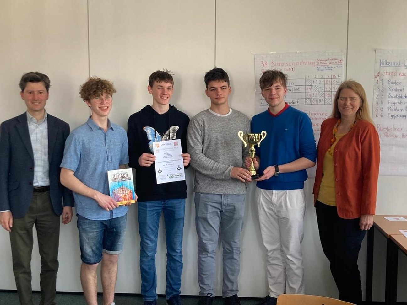 Erster Platz beim NÖ-Schulschachfinale in St. Pölten