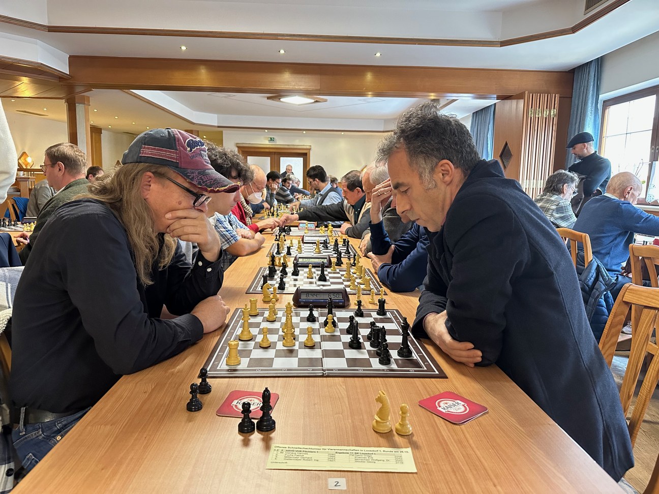 Offenes Schnellschachturnier für Vierermannschaften